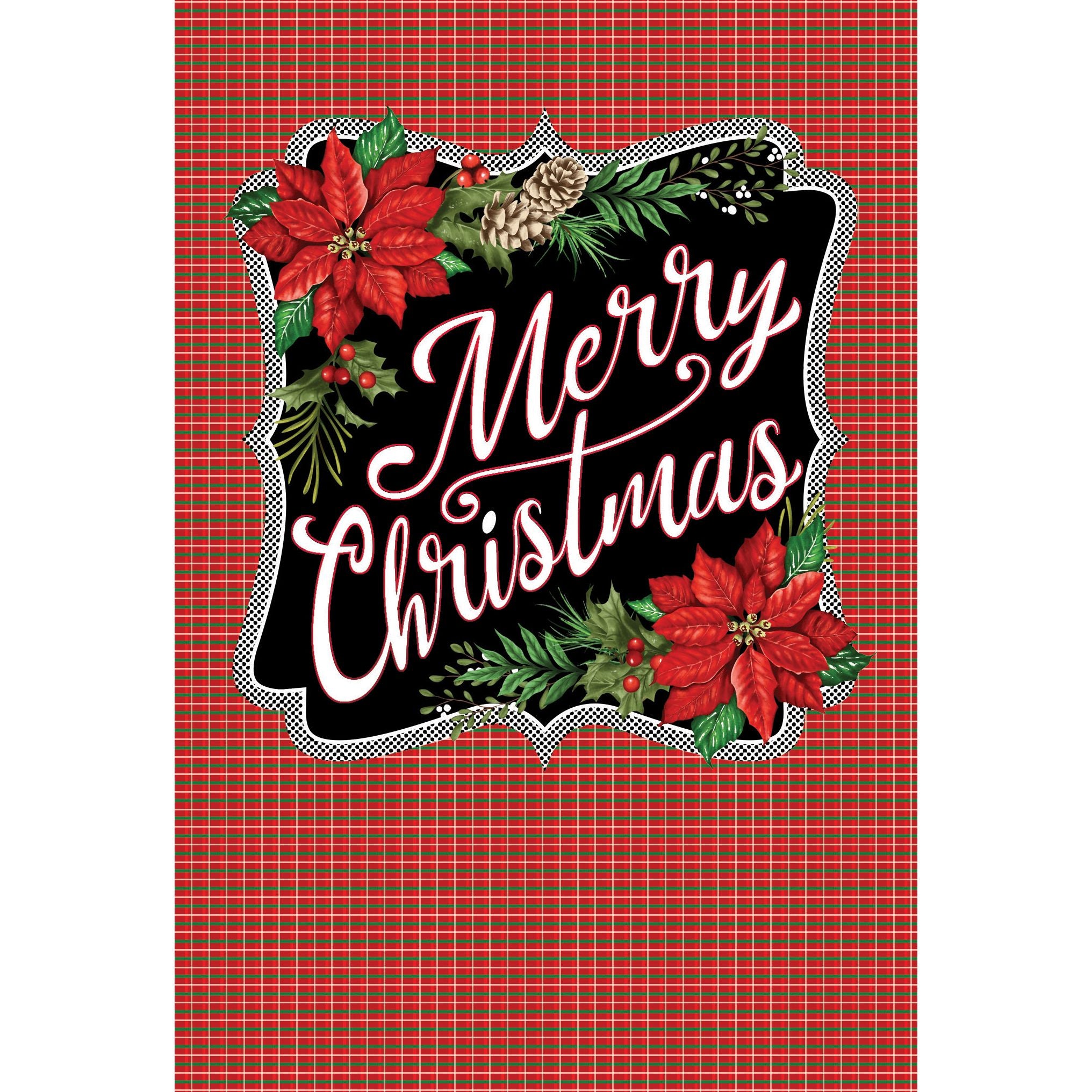 Merry Christmas Script Christmas Card